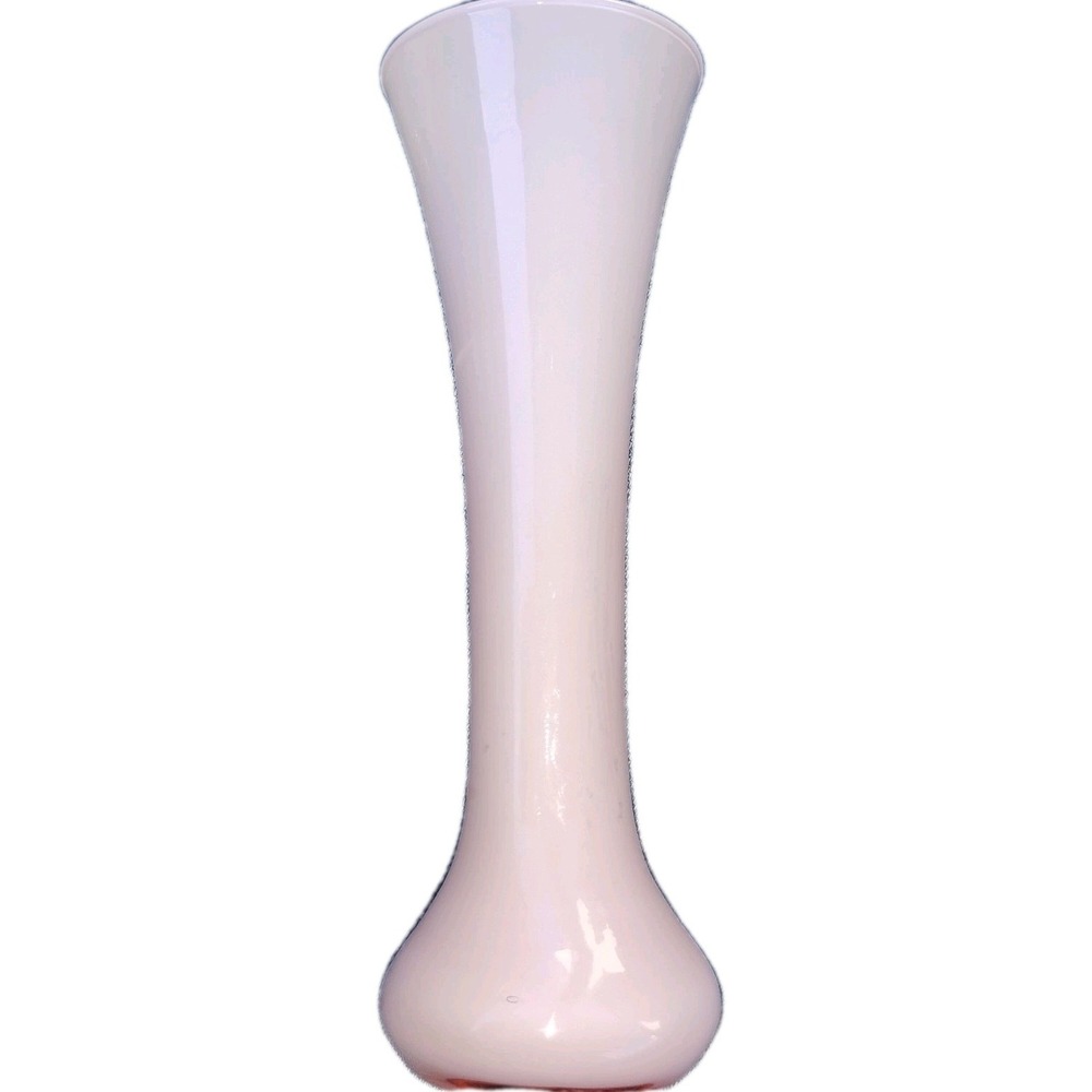 Vtg Fluted Bud Vase‎ Westmoreland or similar 6" MCM Pink fade to White rare HTF